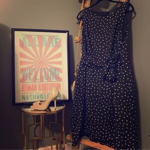 Virgo Polka Dot Black & White Dress